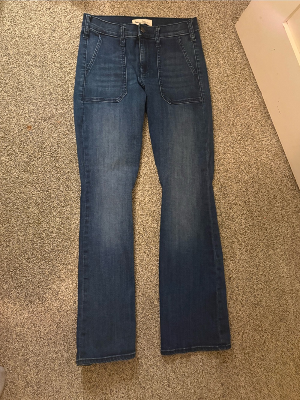 GAP Women's Dark Blue Flare Jeans